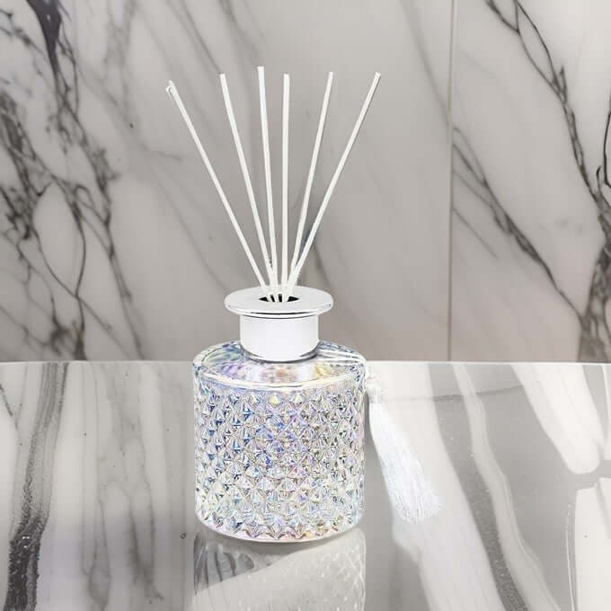 Lustre Peony and Blush Suede Reed Diffuser